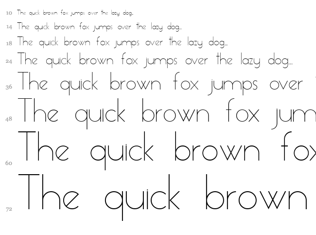 Essence Sans font waterfall